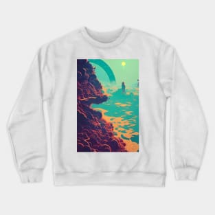 Colossal Statue in a New World Crewneck Sweatshirt